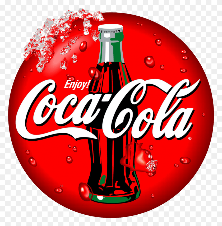 1269x1295 Coca Cola Multinational Companies Coca Cola, Beverage, Drink, Coke HD PNG Download
