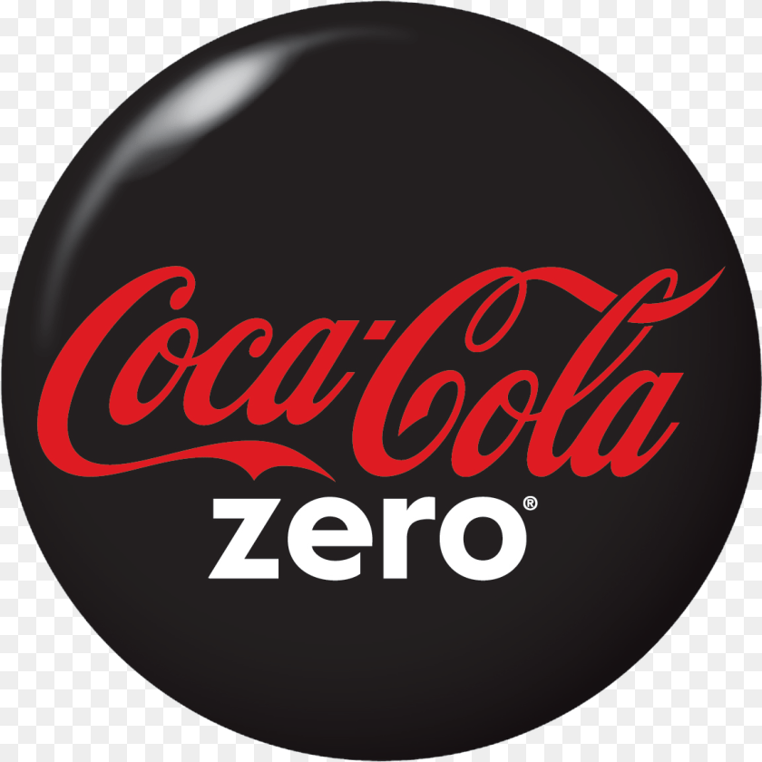 Coca Cola Zero Logo 2 Image Circle, Beverage, Coke, Soda, Disk PNG