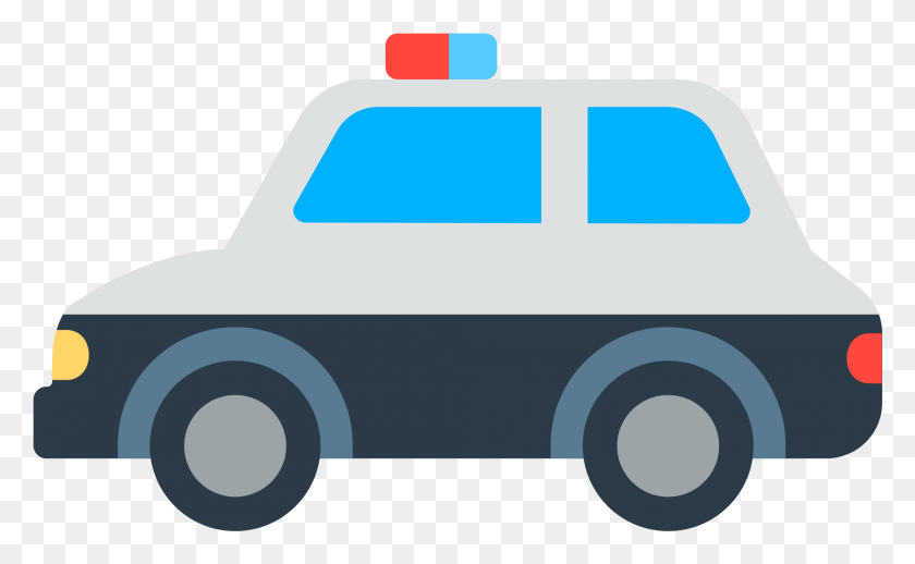 1996x1174 Coche Policia Emoji Coche De Policía, Vehículo, Transporte, Ambulancia Hd Png