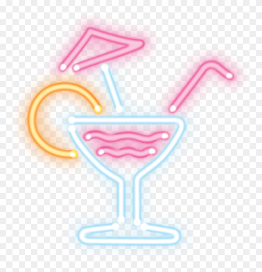 773x814 Cocktail Drink For Free Cocktail Neon, Toy, Symbol, Logo HD PNG Download