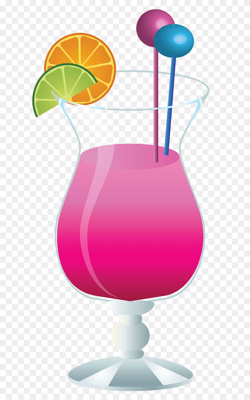 629x1281 Cocktail Glass Cocktails Drink Image Pink Cocktail Clipart, Lamp, Beverage, Jar HD PNG Download