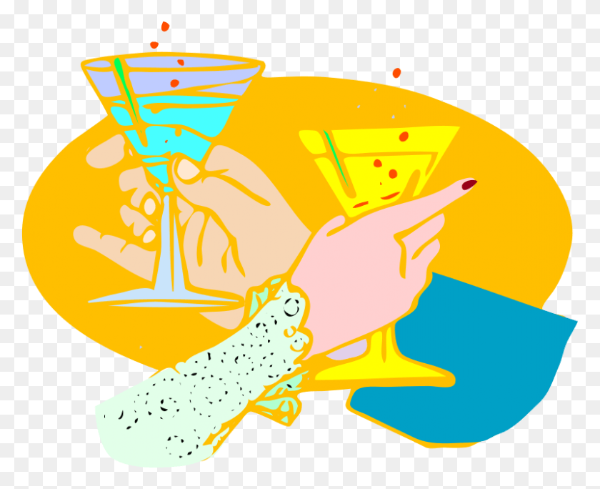 800x641 Cocktail Party Vector, Light, Clothing, Apparel HD PNG Download