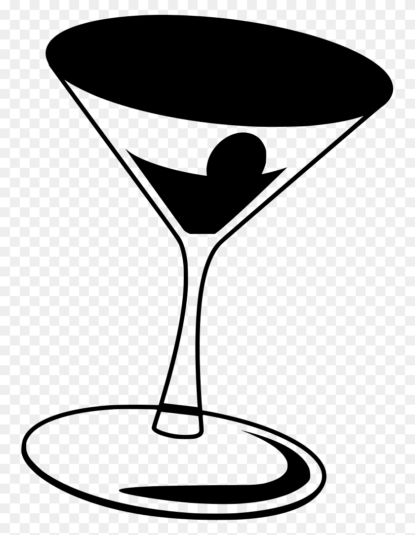 753x1024 Cocktail Vector Martini Olive Martini, Gray, World Of Warcraft HD PNG Download