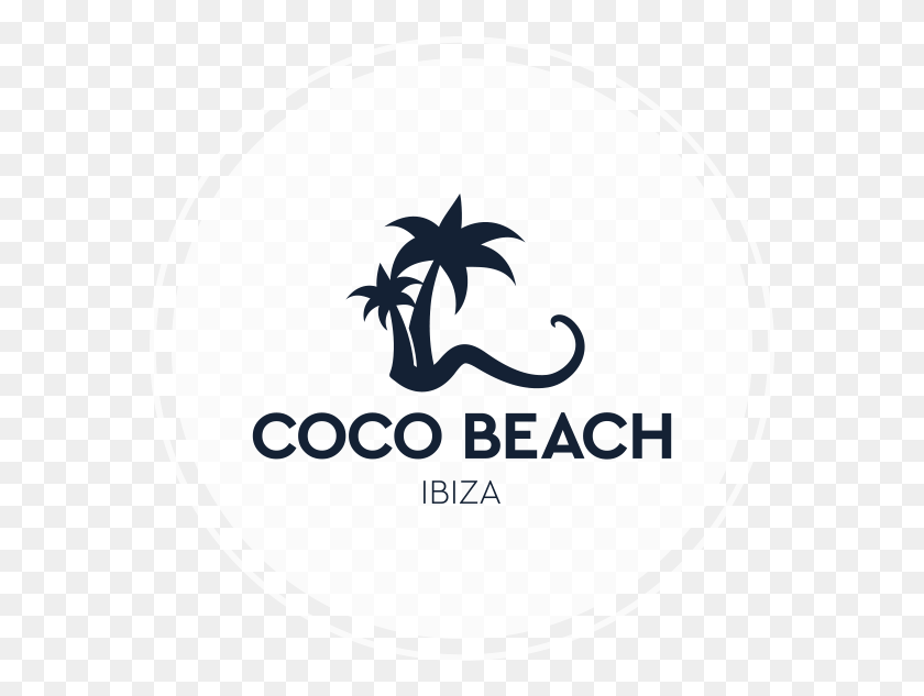 572x573 Descargar Png Coco Beach Ibiza Blanco Logo Danielle Diaz Coco Beach Ibiza Vol, Símbolo, Marca Registrada, Texto Hd Png