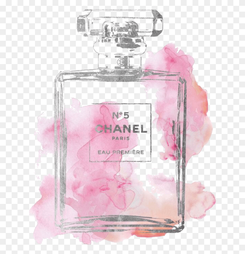 646x812 Coco Mademoiselle No Coco Chanel Perfume Print, Glass HD PNG Download