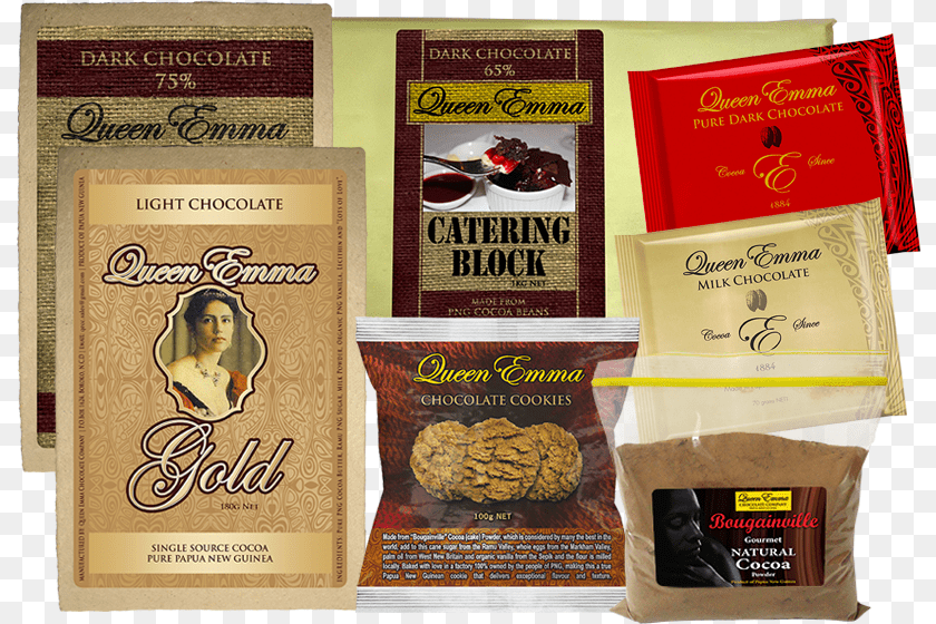 812x560 Cocoa Queen Emma Queen Emma Chocolate Company, Advertisement, Poster, Book, Person Sticker PNG
