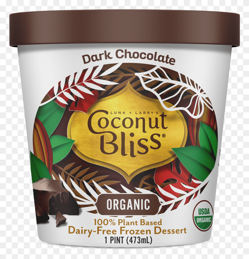 1147x1201 Coconut Bliss Vegan Ice Cream Coconut Bliss Ice Cream, Food, Dessert, Poster HD PNG Download