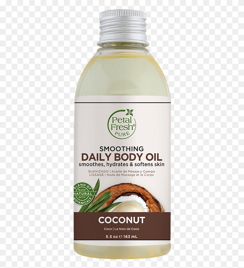 339x863 Coconut Oil Body Amp Massage Oil, Milk, Beverage, Drink HD PNG Download