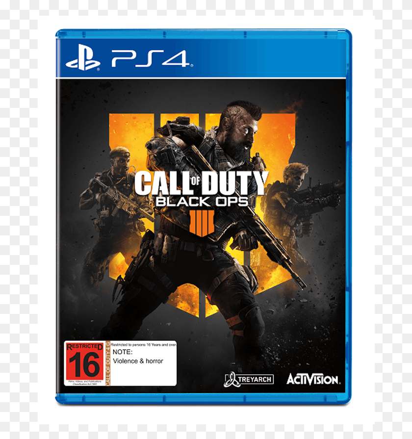 690x835 Descargar Png Cod Bo4 Ps4 3D Front Packshot Nz Black Ops 4 Xbox One, Persona, Human, Call Of Duty Hd Png