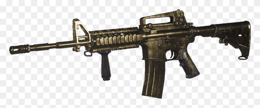 966x360 Cod Mwr M4 Carbine, Gun, Weapon, Weaponry HD PNG Download