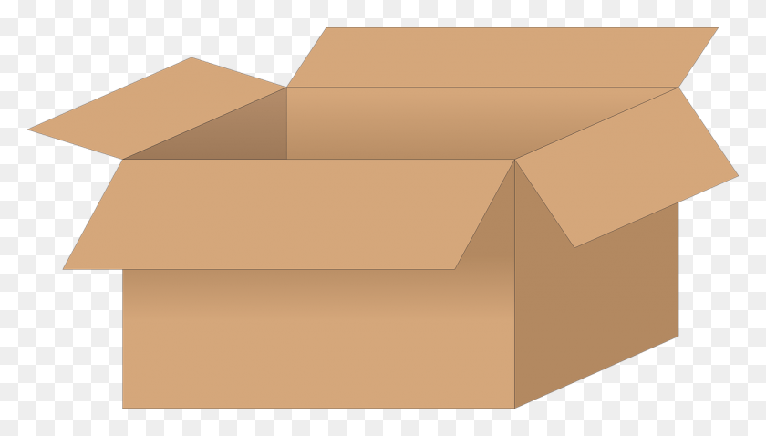1280x686 Codigo De Cajas Dun14 Caja De Carton Dibujo, Cardboard, Box, Package Delivery HD PNG Download