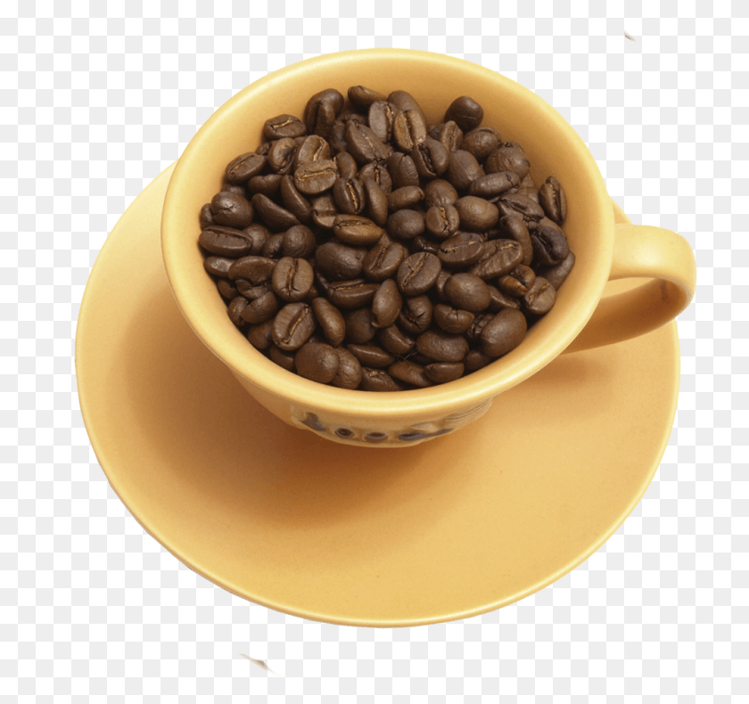 1003x939 Coffe Beans In Cup Java Coffee, Plant, Food, Vegetable HD PNG Download