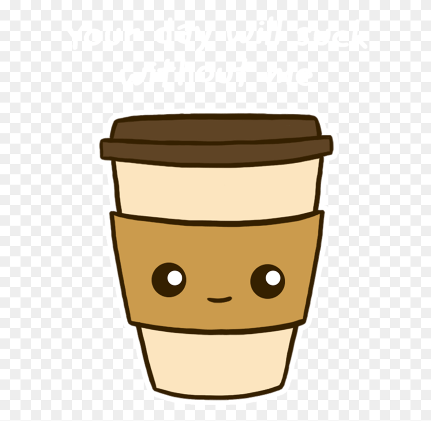 595x761 Coffee Addict Tee Fury Cartoon, Coffee Cup, Cup, Dessert HD PNG Download