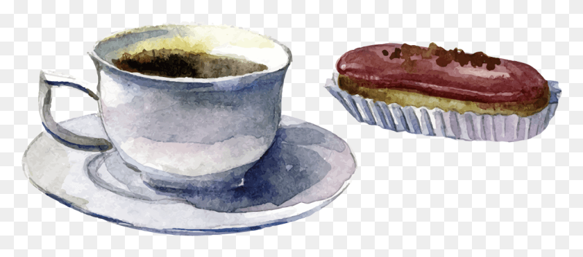 1153x460 Coffee Bean Espresso Cafe Coffee Cup Coffee, Pottery, Saucer, Cup HD PNG Download