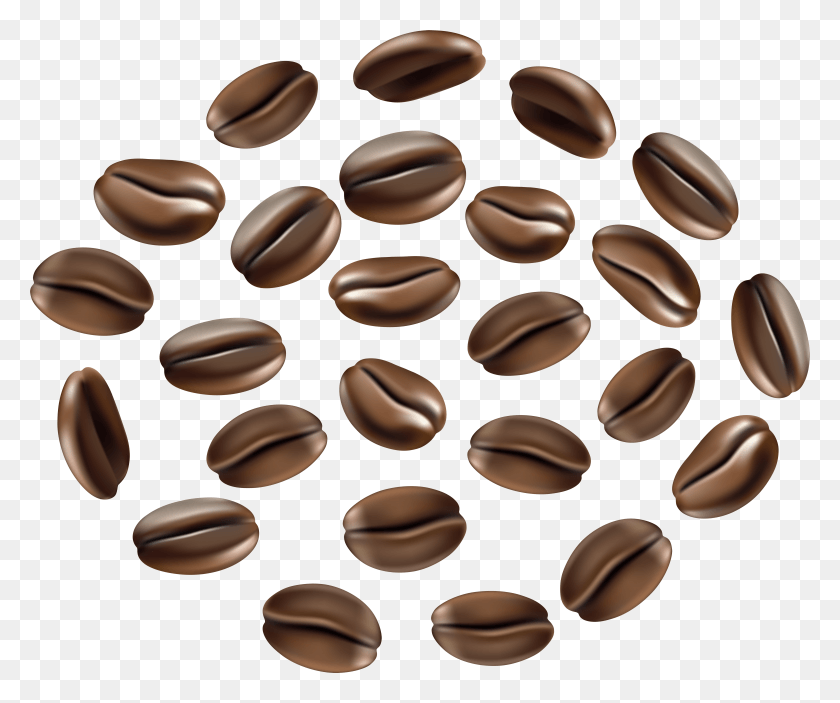 6907x5702 Coffee Beans Clip Art Image Images Of Beans Coffee HD PNG Download