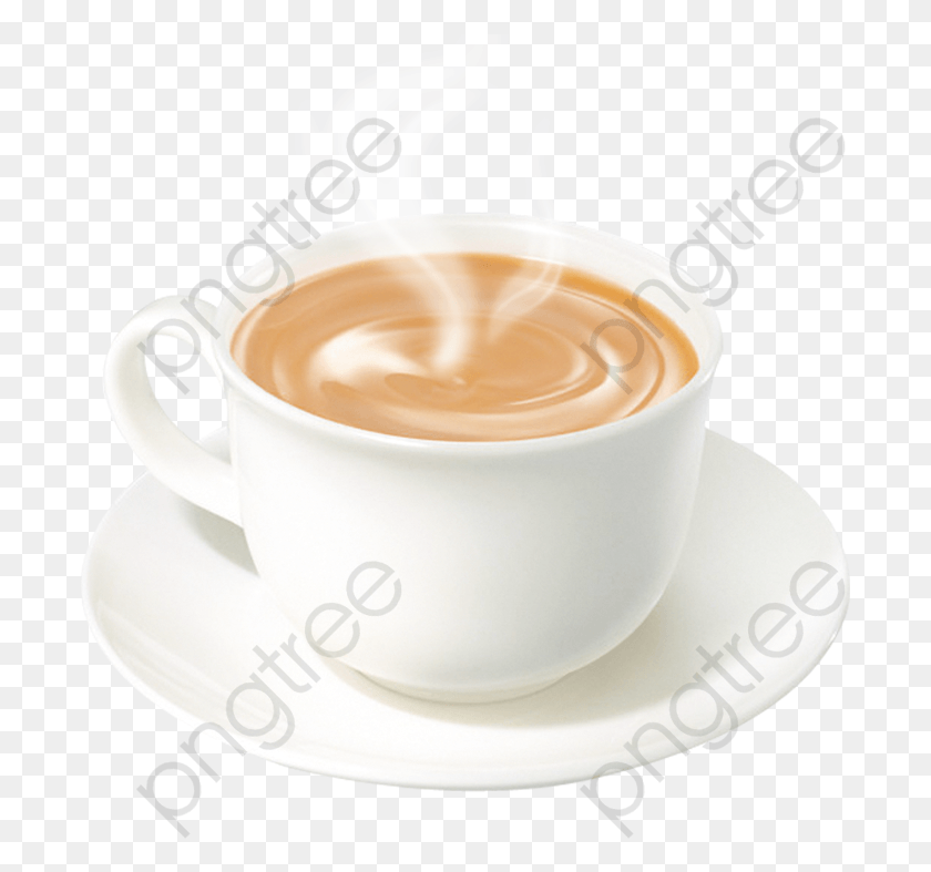 695x727 Coffee Clipart White Elegant Transparent Category Special Tea, Coffee Cup, Cup, Latte HD PNG Download