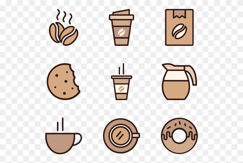 529x505 Coffee Coffee Bean Illustration, Text, Cup, Coffee Cup HD PNG Download