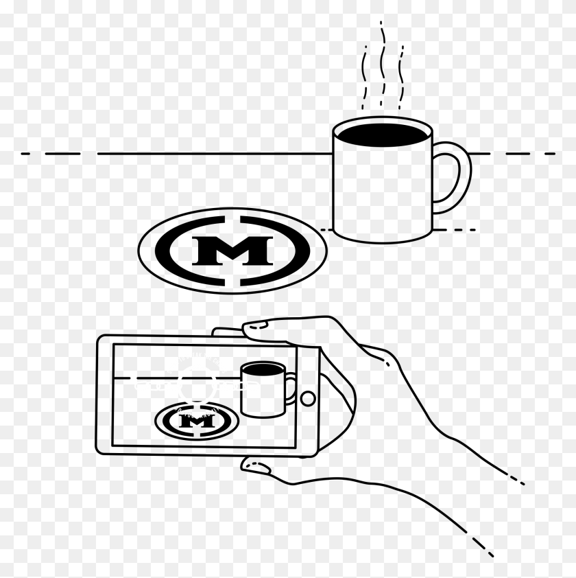 1765x1770 Эскиз Рисования Кофейной Чашки, Серый, Легенда О Zelda, Логотип Hd Png Скачать