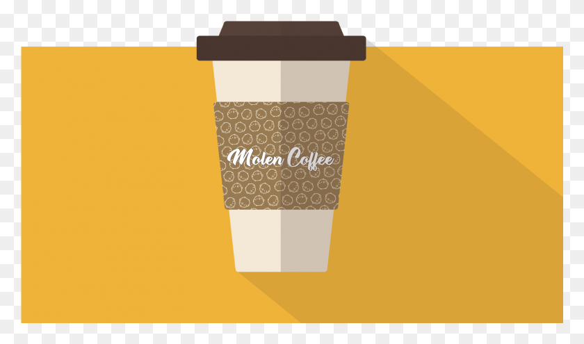 1703x950 Coffee Cup Vector Graphic Design, Shaker, Bottle, Cup HD PNG Download