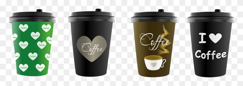 1115x340 Coffee Drink A Glass Disposable A Cup Of Coffee Coffee Cup, Bottle, Shaker HD PNG Download