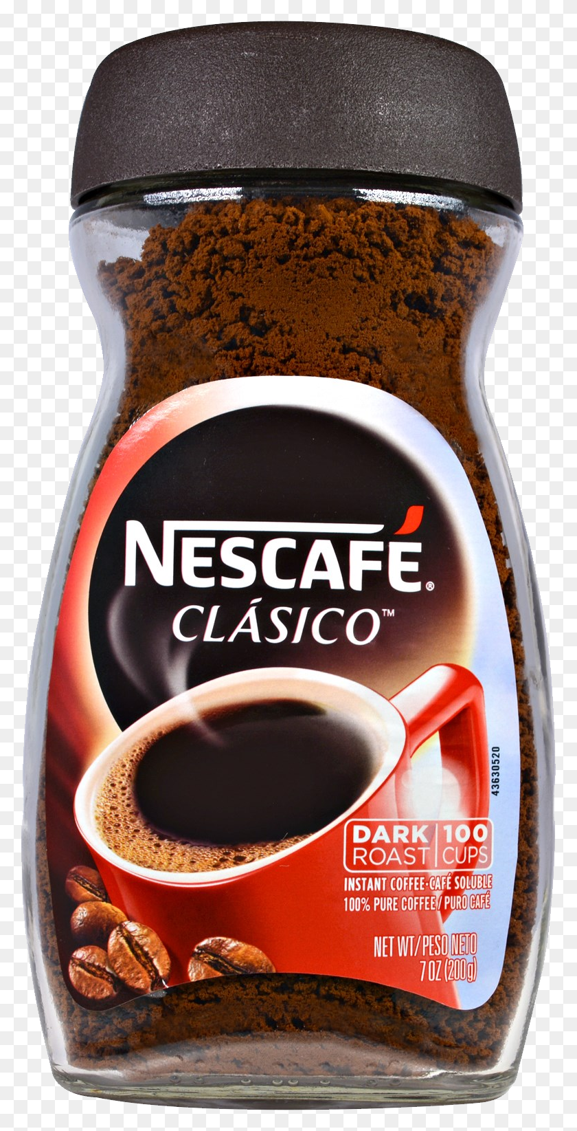 780x1585 Descargar Png Jarra De Café Nescafé Clasico Tostado Oscuro, Alimentos, Cerveza, Alcohol Hd Png