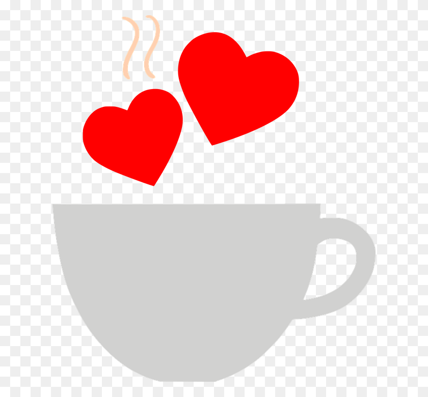 634x720 Coffee Love Hot Morning Caf Com Amor, Coffee Cup, Cup, Plant HD PNG Download
