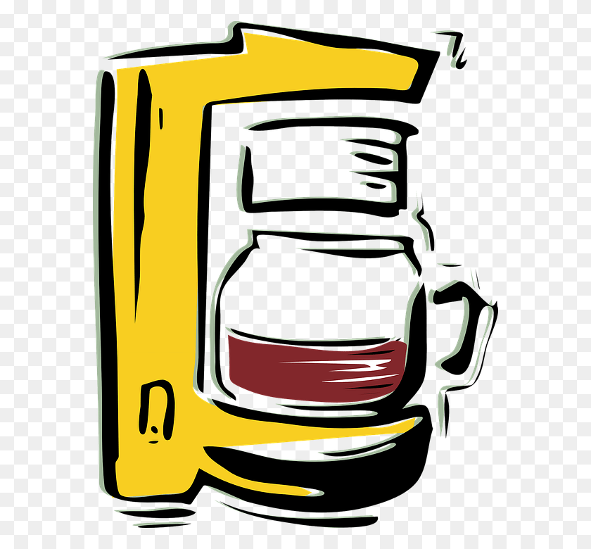 576x720 Кофеварка Pot Drip Auto Кофеин Электрическая Кофеварка Картинки, Бутылка, Напиток, Напиток Hd Png Скачать