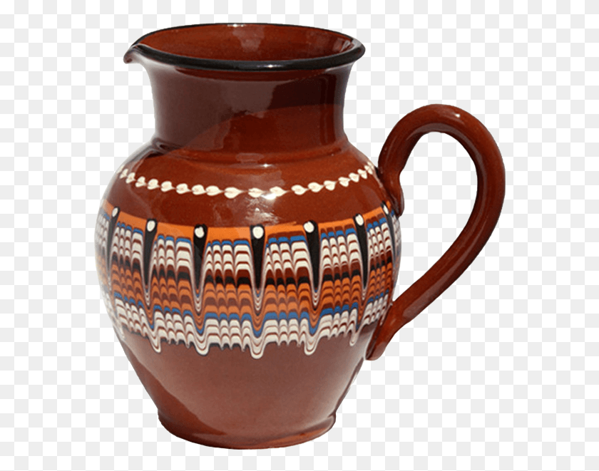 579x601 Coffee Pottery Pitcher Bulgaria Pottery, Jug, Ketchup, Food HD PNG Download