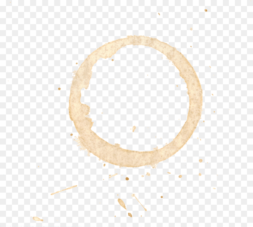 Coffee Stain Transparent Circle, Face, Head, Person, Astronomy Sticker PNG