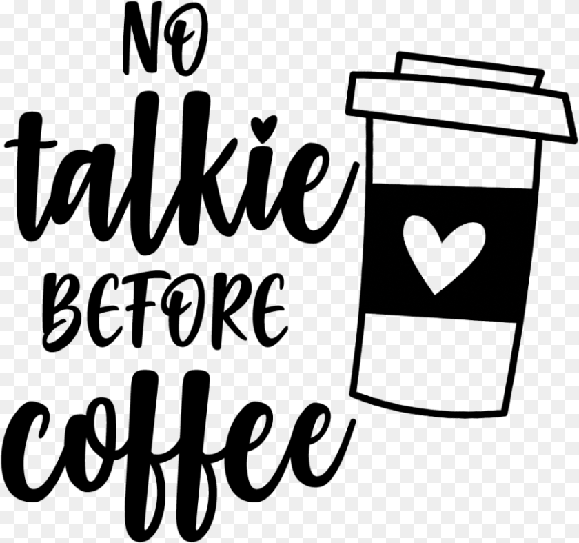 Coffee Svg, Silhouette, Heart PNG