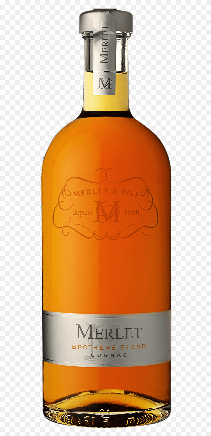 528x1677 Descargar Png Cognac Merlet Brothers Blend Cognac, Botella, Bebida, Bebida Hd Png