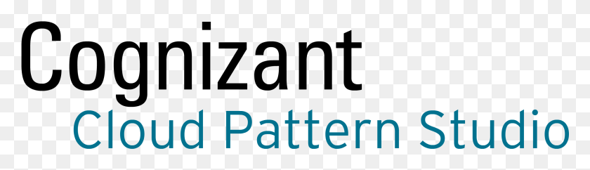 2451x573 Cognizant Cloud Pattern Studio Cognizant Technology Solutions, Текст, Алфавит, На Открытом Воздухе Hd Png Скачать