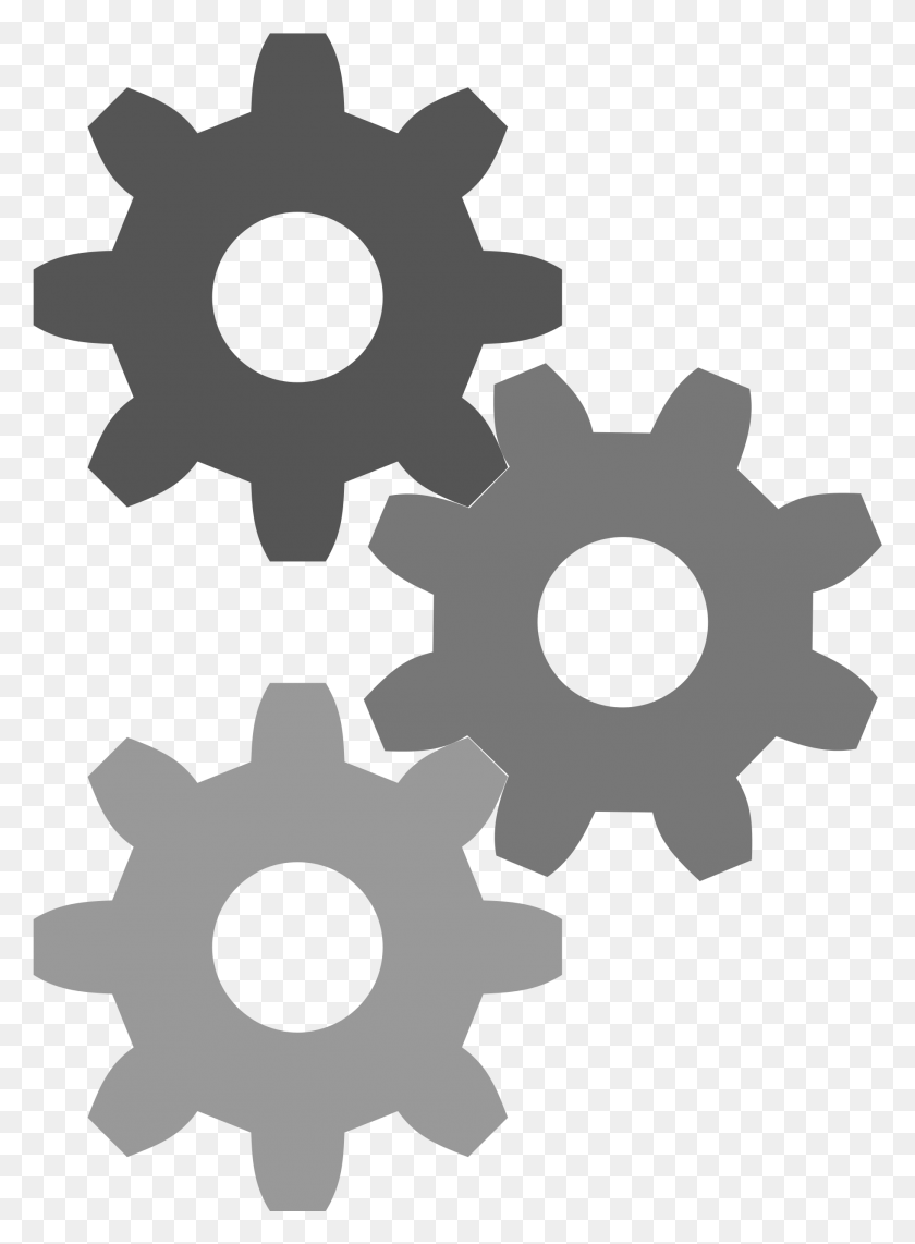 1822x2529 Cogs Vector Transparent Grey Settings Icon, Machine, Gear, Cross HD PNG Download
