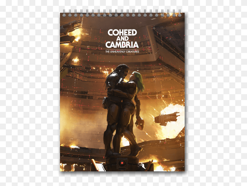 451x572 Coheed And Cambria The Unheavenly Creatures, Person, Human, Poster HD PNG Download