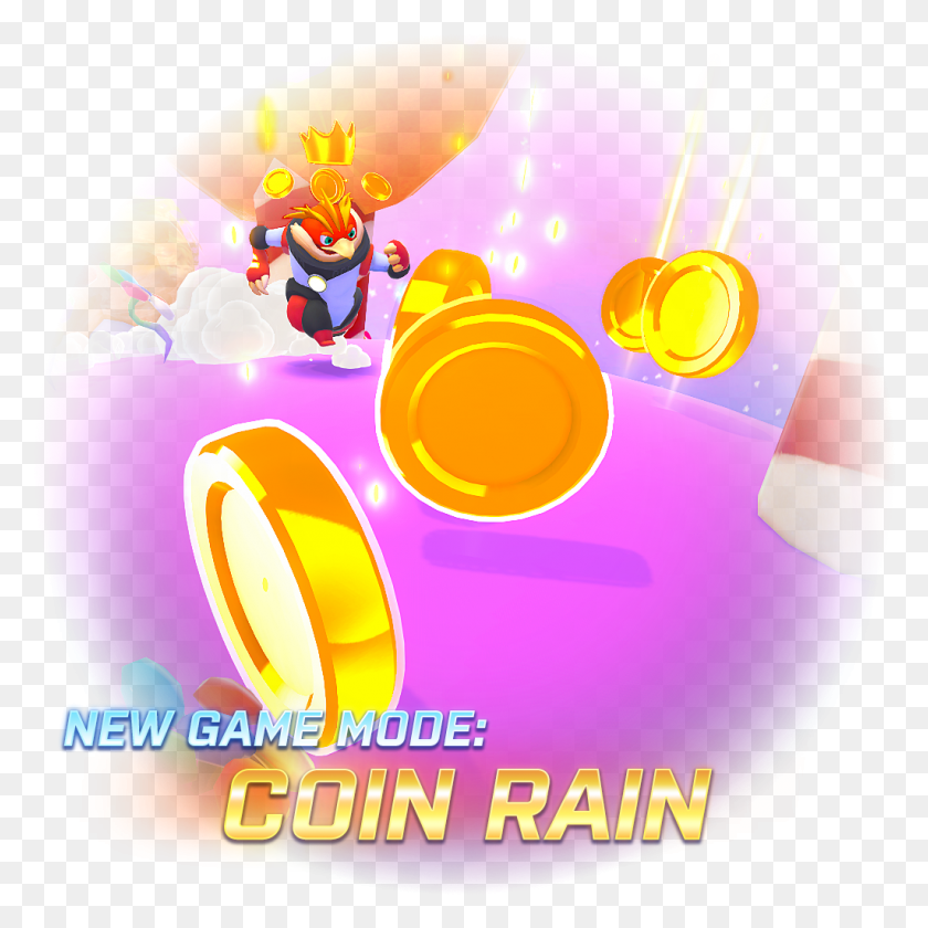 1024x1024 Coins Rain From The Sky All Over The Planet Collect Cartoon, Graphics, Super Mario HD PNG Download