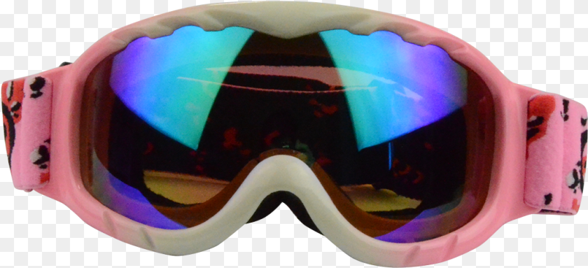 1057x482 Cole Prescription Ski Goggle Pink Reflection, Accessories, Goggles, Sunglasses Clipart PNG