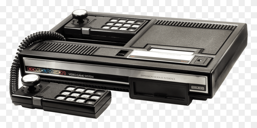 3139x1451 Модель Первой Игровой Системы Colecovision, Электроника, Машина, Магнитофон Hd Png Скачать