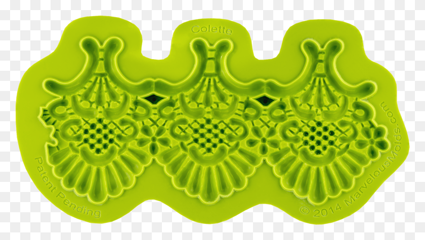 1986x1058 Colette Enhanced Lace Mold Illustration, Green, Plant, Rug HD PNG Download