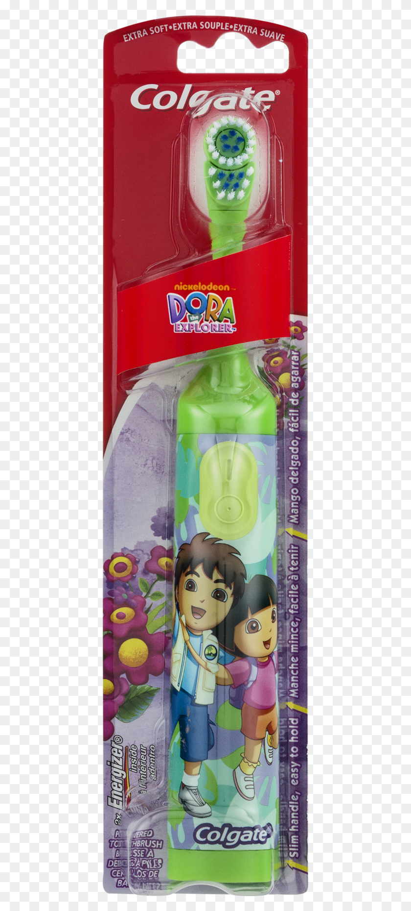 423x1799 Colgate Kids Battery Powered Toothbrush Dora The Explorer Plastic, Bottle, Water Bottle, Beverage HD PNG Download