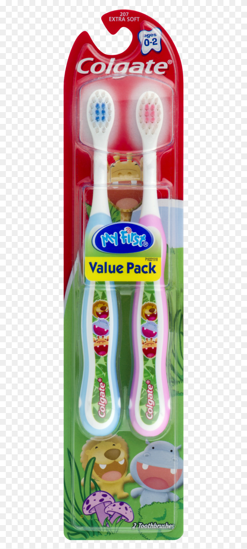 409x1801 Colgate My First Baby And Toddler Toothbrush Extra, Bottle, Toothpaste, Brush HD PNG Download
