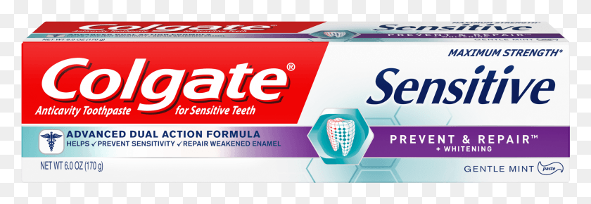 2401x708 Colgate Sensitive Prevent And Repair Sensitive Toothpaste Colgate Sensitive Prevent Amp Repair, Text, Word, Logo HD PNG Download
