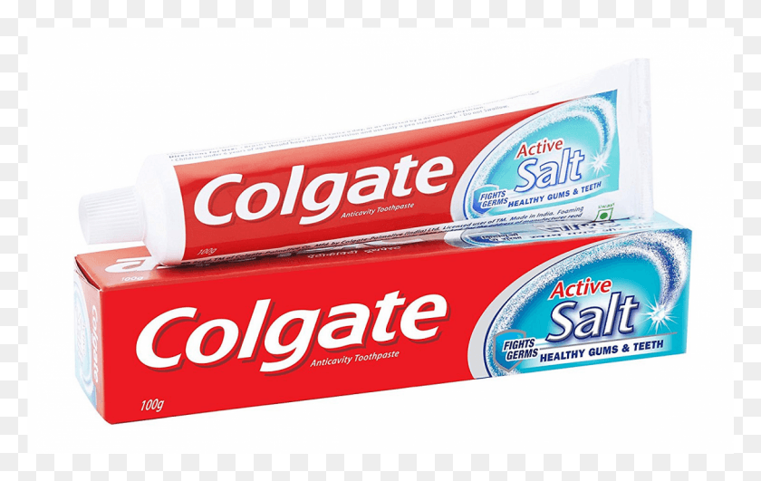 1501x908 Colgate Toothpaste Active Salt 100g Colgate HD PNG Download