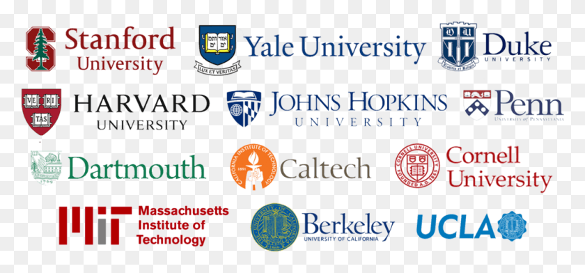 1001x427 Collage Of Ivy League Logos Ivy League Logo Collage, Symbol, Trademark, Flyer HD PNG Download