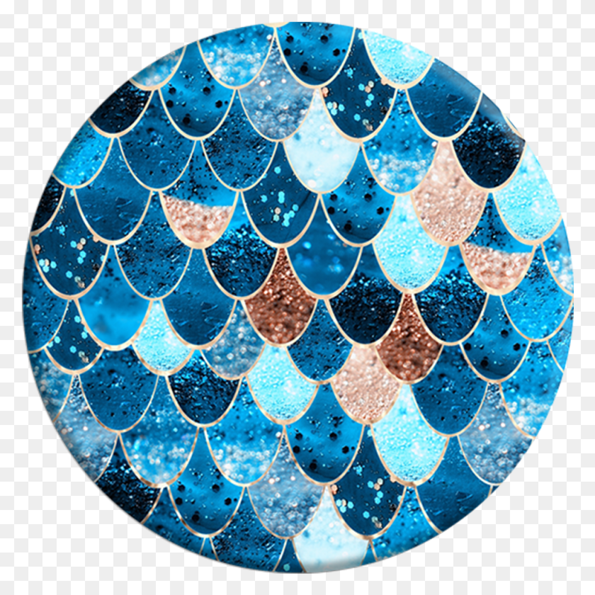 971x971 Collapsible Grip Amp Stand For Phones And Tablets Really Mermaid Popsocket, Pattern, Ornament, Rug HD PNG Download
