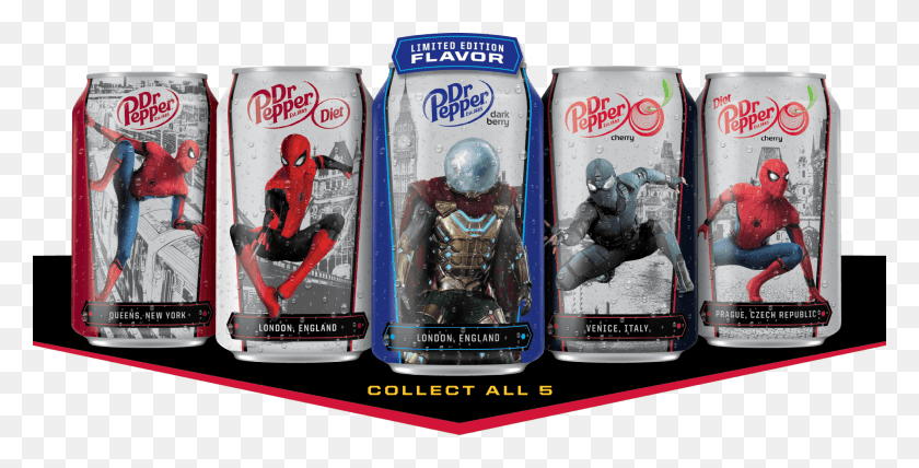 1962x928 Collect All Dr Pepper Spiderman Movie Ticket, Helmet, Clothing, Apparel HD PNG Download