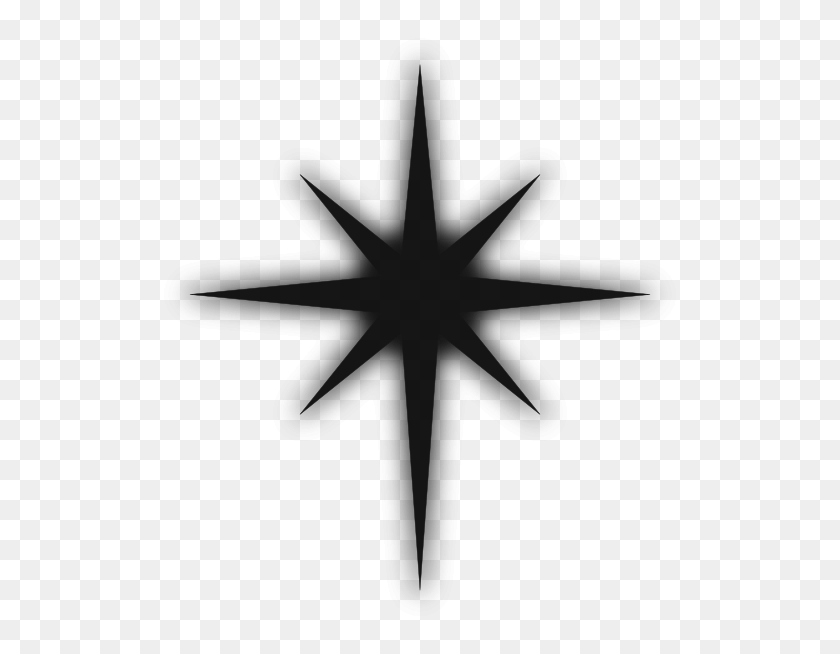 528x594 Коллекция Из 14 Бесплатных Скомпенсированных Клипов Полярная Звезда Пословицы Средиземья, Трафарет, Символ Hd Png Скачать