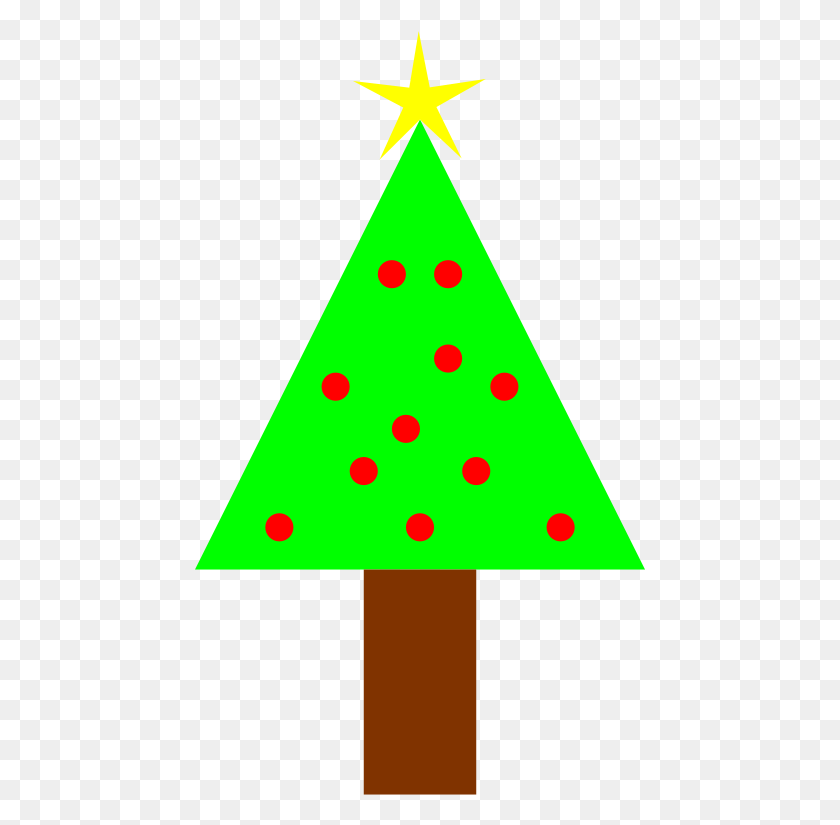 451x765 Collection Of Christmas Tree Trunk Clipart Christmas Clipart Transparent Background, Triangle, Plant, Tree HD PNG Download