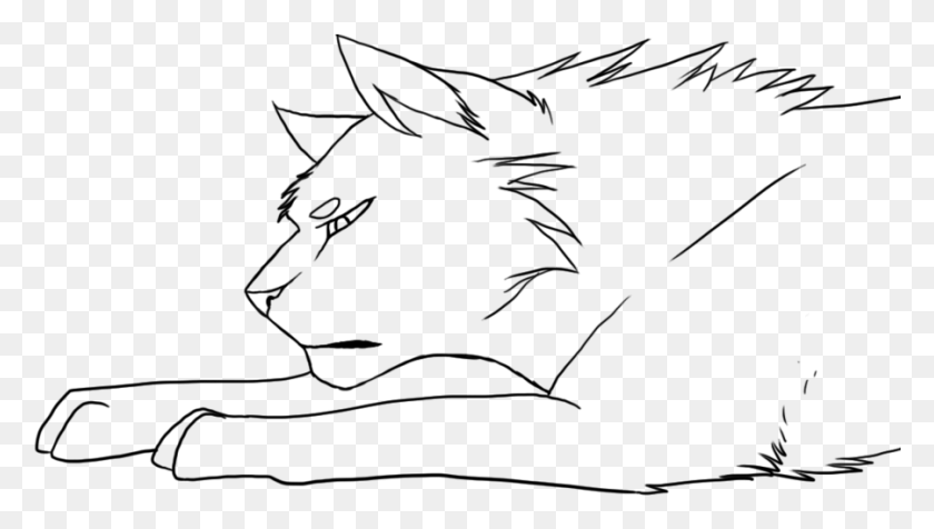 900x480 Collection Of Drawing Of A Cat Laying Down Cat Laying Down Drawing, Gray, World Of Warcraft HD PNG Download