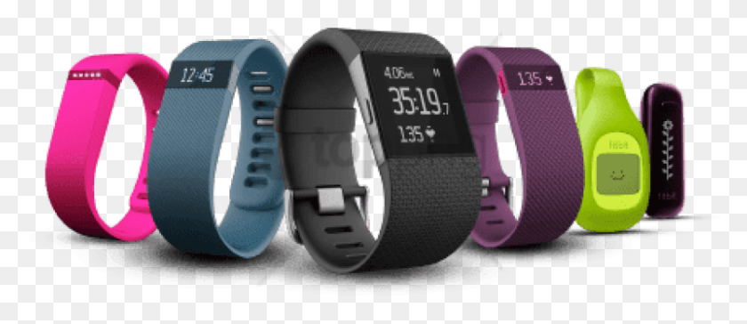 831x324 Collection Of Fitbit Devices Images Background Fitbit Wearable, Digital Watch, Wristwatch, Mouse HD PNG Download