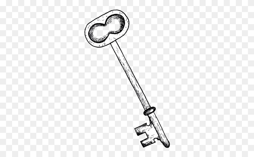 284x460 Collection Of Free Lock Key On Key Drawing, Sword, Blade, Weapon HD PNG Download